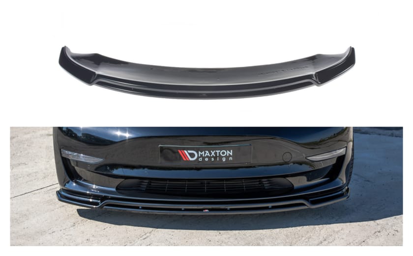 Splitter Tesla Model 3 przód v.2 Gloss Black