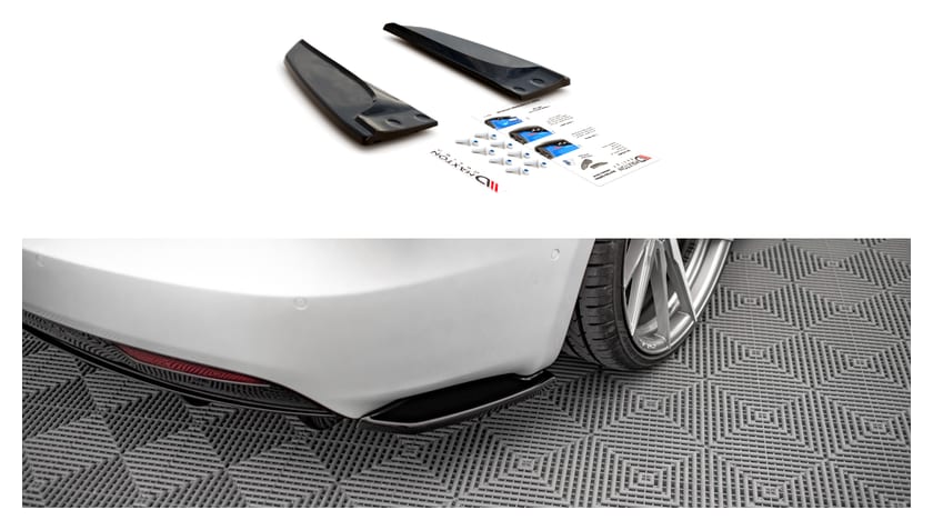 Splitter Tesla Model S Facelift Tył Gloss Black