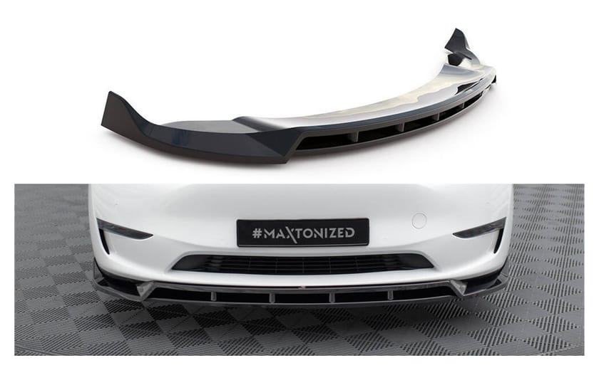 Splitter Tesla Model Y przód v.2 Gloss Black