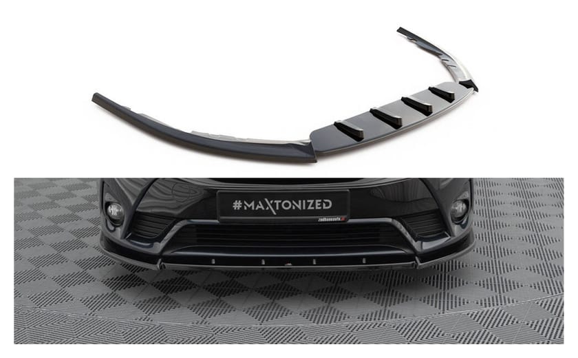 Splitter Toyota Avensis III Facelift przód v.1 Gloss Black