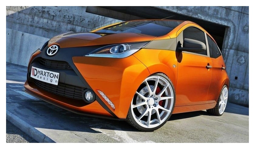 Splitter Toyota Aygo II przód Gloss Black