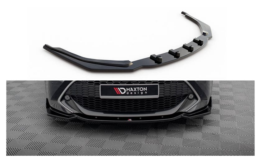 Splitter Toyota Corolla XII Touring Sports przód v.2 Gloss Black