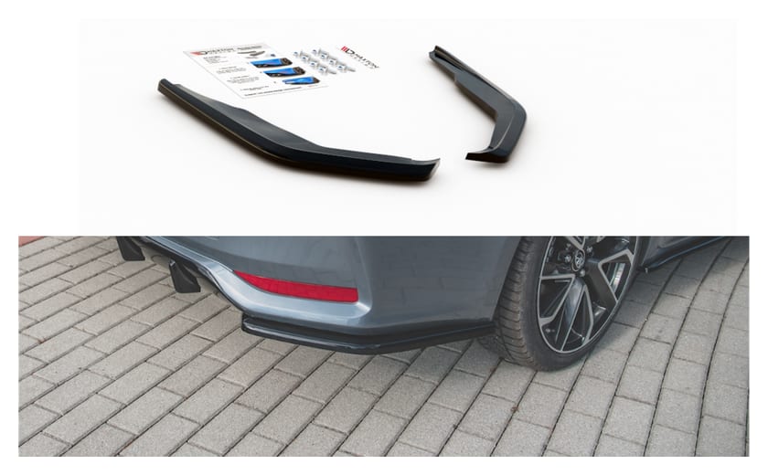 Splitter Toyota Corolla XII Tył Boczne Gloss Black