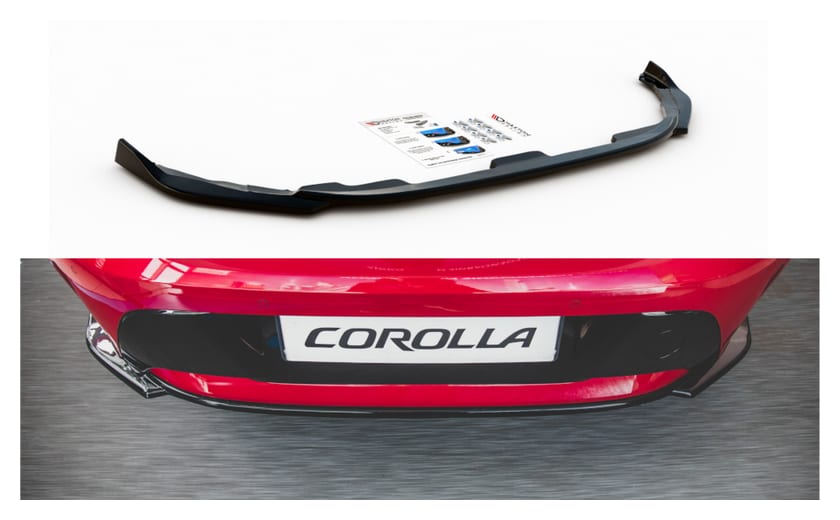 Splitter Toyota Corolla XII Tył Środkowy Gloss Black
