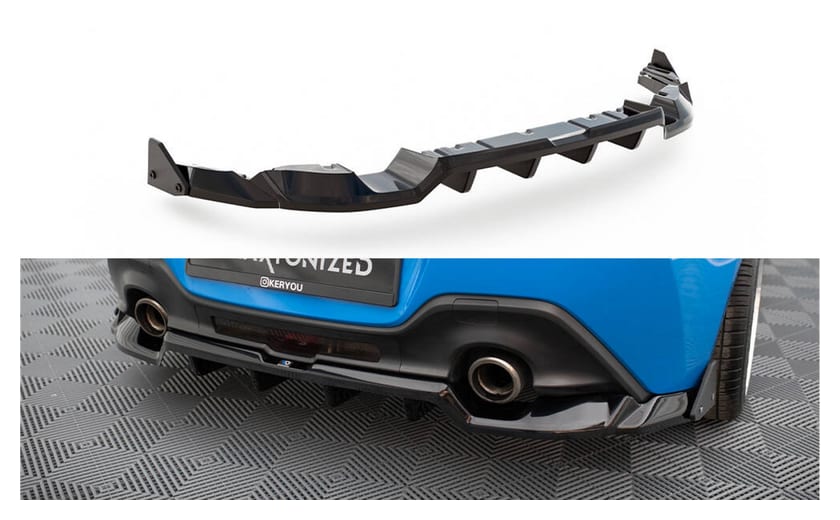 Splitter Toyota GR86 Tył Środkowy z Dyfuzorem v.1 + Flaps