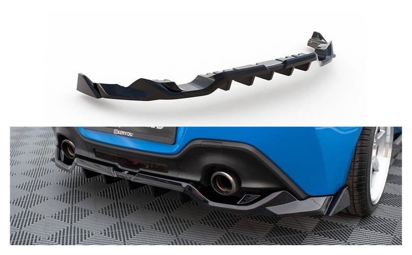 Splitter Toyota GR86 Tył Środkowy z Dyfuzorem v.3