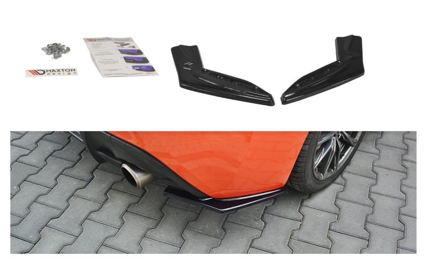 Splitter Toyota GT86 Facelift Tył Boczne v.1 Gloss Black