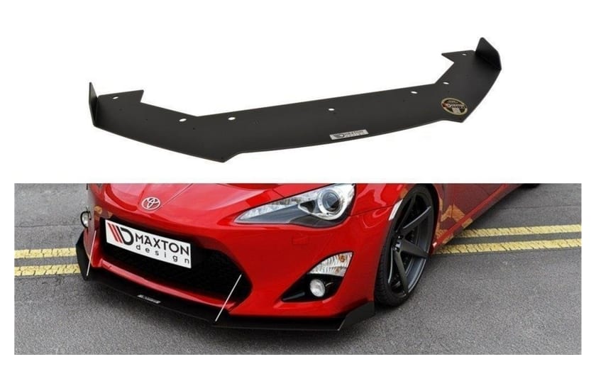 Splitter Toyota GT86 przód Racing ze skrzydłami