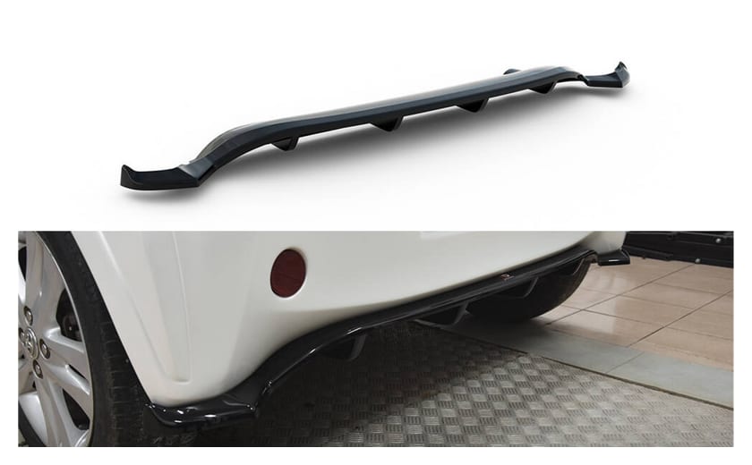 Splitter Toyota IQ Tył Środkowy z Dyfuzorem
