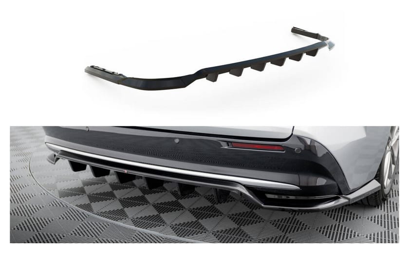 Splitter Toyota Sienna Mk4 Tył Środkowy z Dyfuzorem