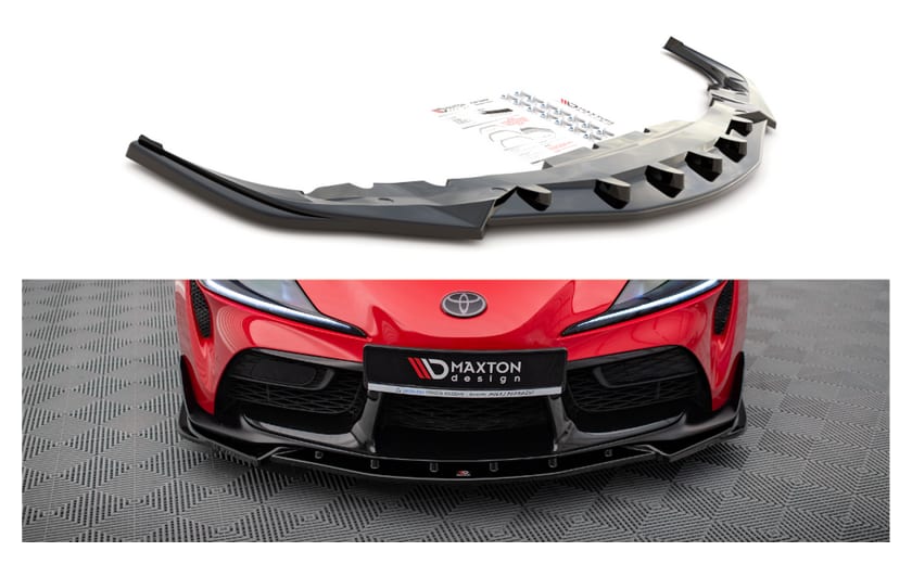 Splitter Toyota Supra V przód v.4 Gloss Black
