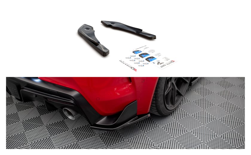 Splitter Toyota Supra V Tył Boczne v.3 Gloss Black