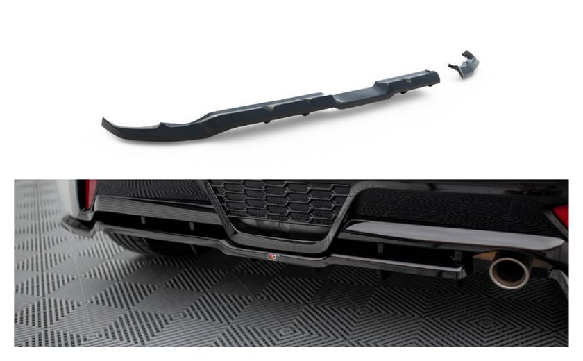 Splitter Toyota Yaris IV GR Sport Tył Środkowy z Dyfuzorem