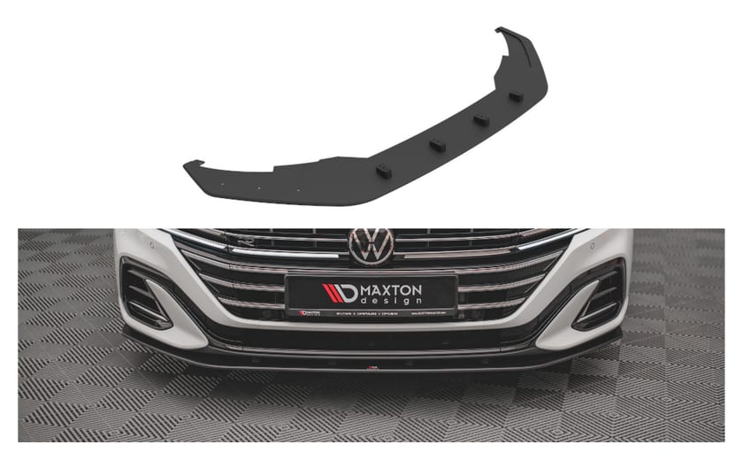 Splitter Volkswagen Arteon R-Line Facelift Przód Pro Black