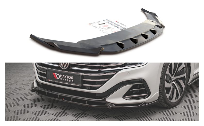 Splitter Volkswagen Arteon R-Line Facelift przód v.1 Gloss Black