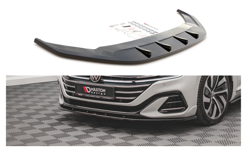 Splitter Volkswagen Arteon R-Line Facelift przód v.2 Gloss Black