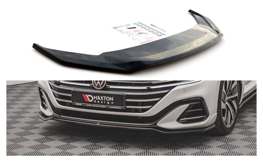 Splitter Volkswagen Arteon R-Line Facelift przód v.3 Gloss Black