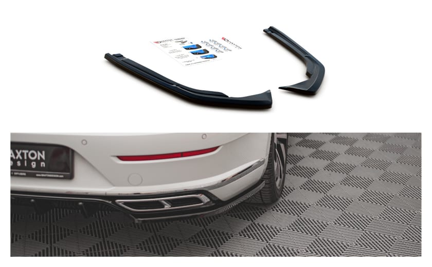 Splitter Volkswagen Arteon R-Line Facelift Tył Boczne Gloss Black