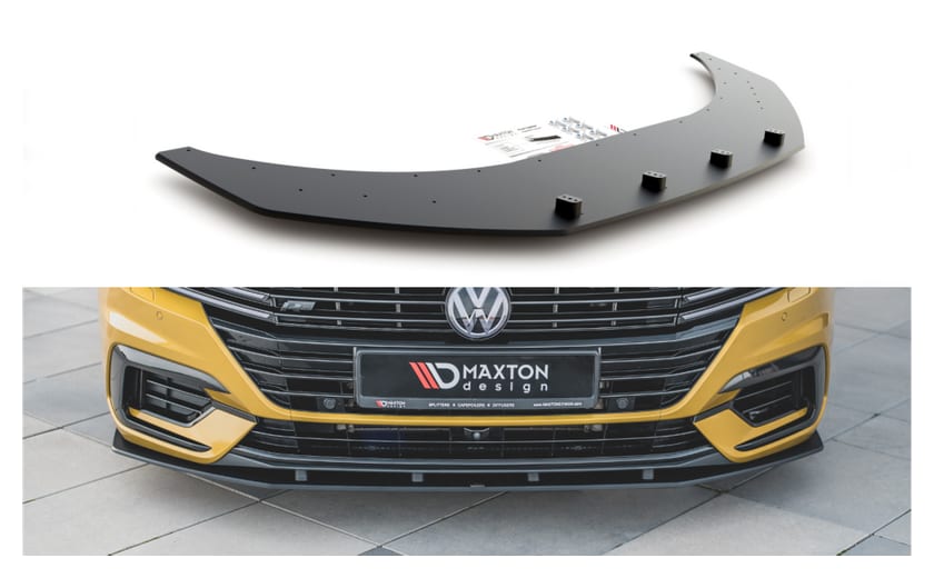 Splitter Volkswagen Arteon R-Line przód Racing Durability Black-Red