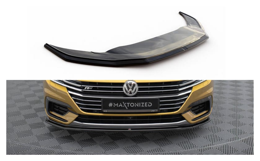 Splitter Volkswagen Arteon R-Line przód v.1 Gloss Black