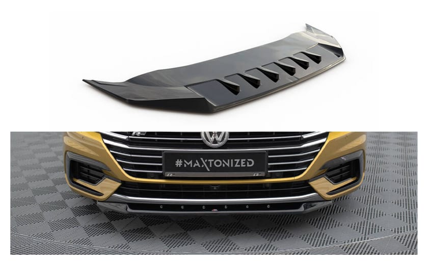Splitter Volkswagen Arteon R-Line przód v.2 Gloss Black