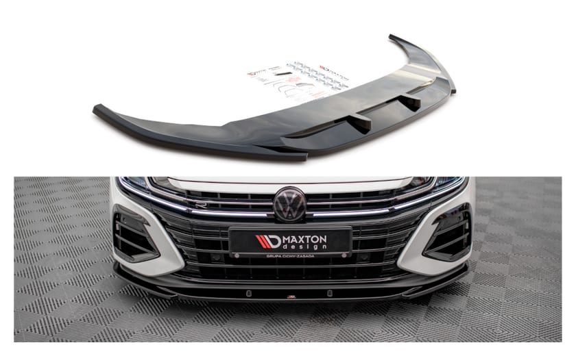 Splitter Volkswagen Arteon R przód v.1 Gloss Black