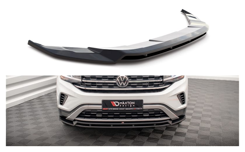 Splitter Volkswagen Atlas Cross Sport przód v.2 Gloss Black