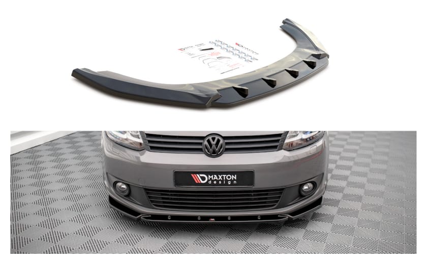 Splitter Volkswagen Caddy III Facelift przód Gloss Black