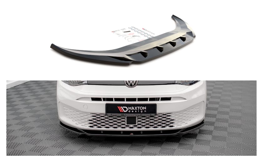 Splitter Volkswagen Caddy V przód v.1 Gloss Black