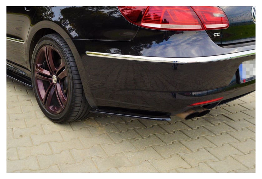 Splitter Volkswagen CC R-LINE Tył Boczne Gloss Black
