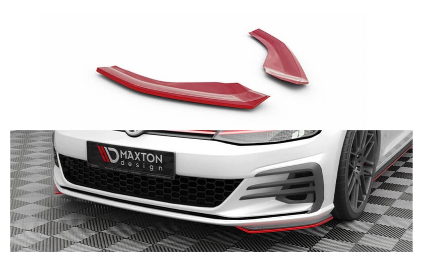 Splitter Volkswagen Golf 7 Facelift GTI Przód Boczne Red