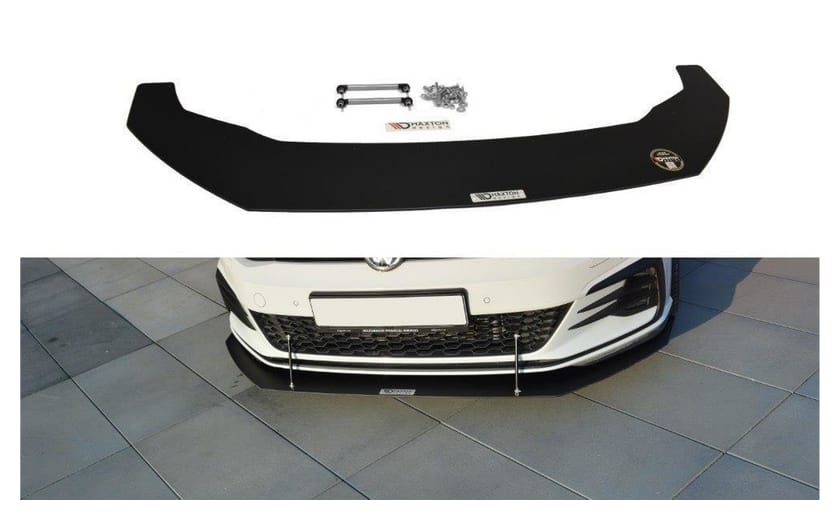Splitter Volkswagen Golf 7 Facelift GTI przód Racing v.1