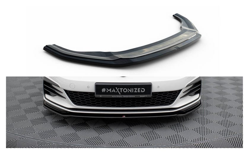 Splitter Volkswagen Golf 7 Facelift GTI przód v.2 Gloss Black