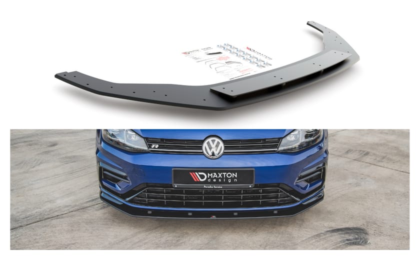 Splitter Volkswagen Golf 7 Facelift R przód Racing Durability Red
