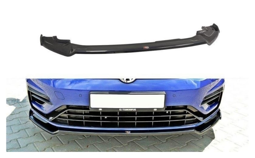 Splitter Volkswagen Golf 7 Facelift R przód v.2 Gloss Black