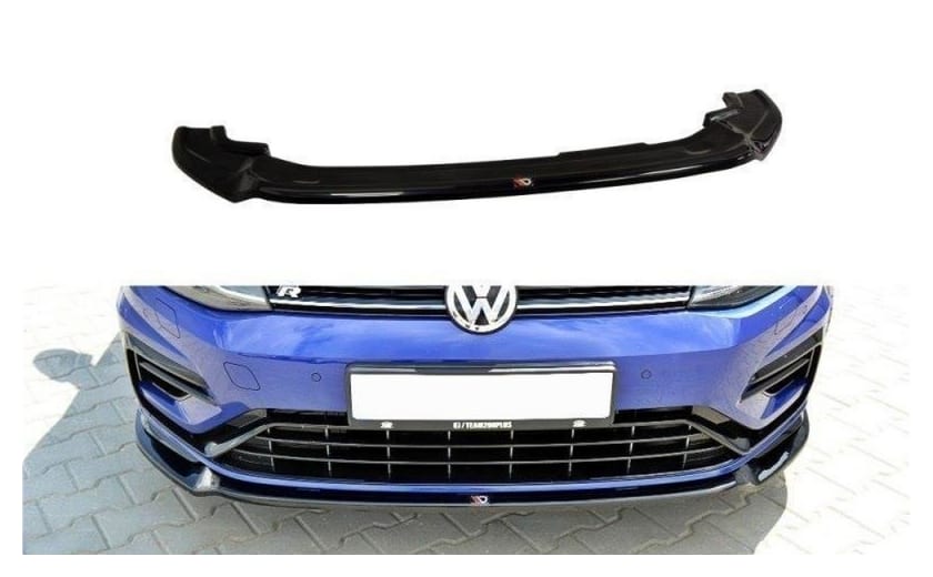 Splitter Volkswagen Golf 7 Facelift R przód v.3 Gloss Black
