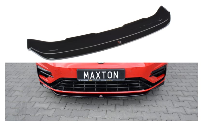 Splitter Volkswagen Golf 7 Facelift R przód v.5 Gloss Black