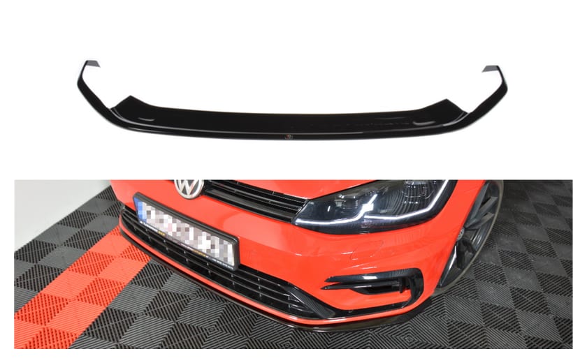 Splitter Volkswagen Golf 7 Facelift R przód v.7 Gloss Black