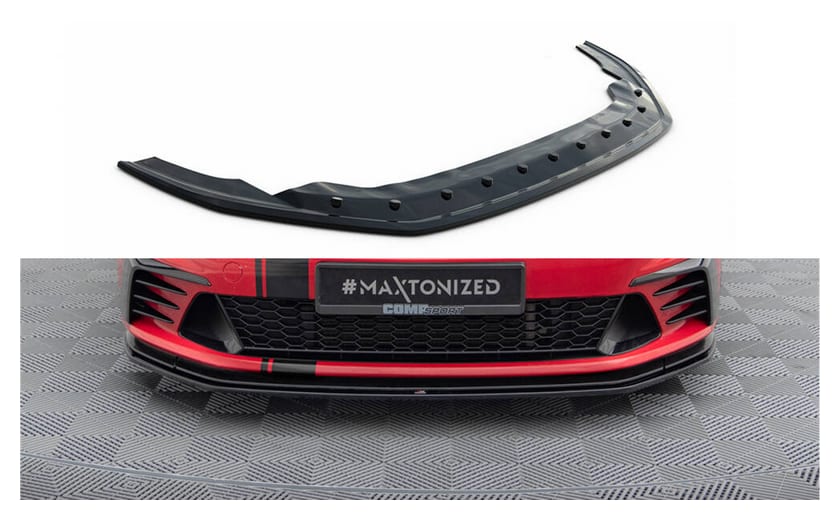 Splitter Volkswagen Golf 7 GTI CLUBSPORT przód Gloss Black