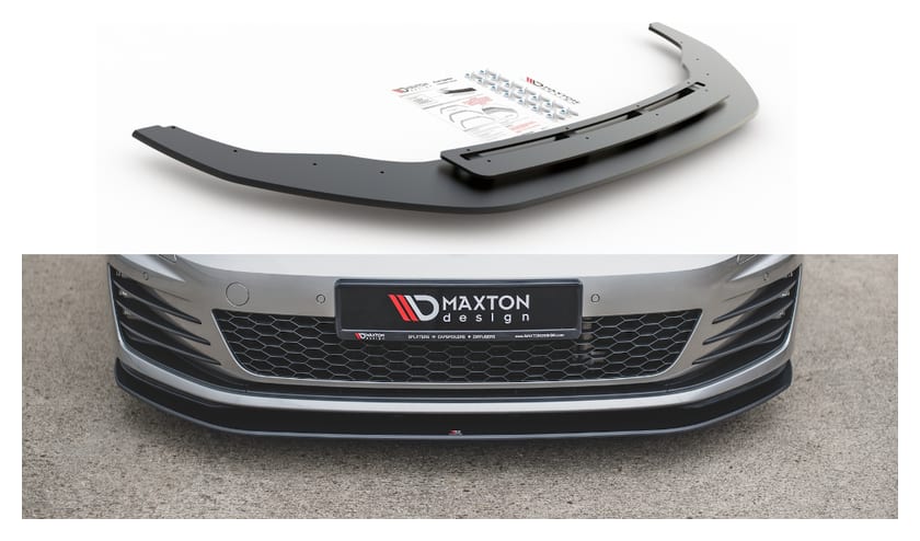Splitter Volkswagen Golf 7 GTI przód Racing Durability Black