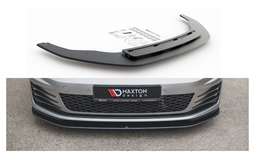 Splitter Volkswagen Golf 7 GTI przód Racing Durability Red