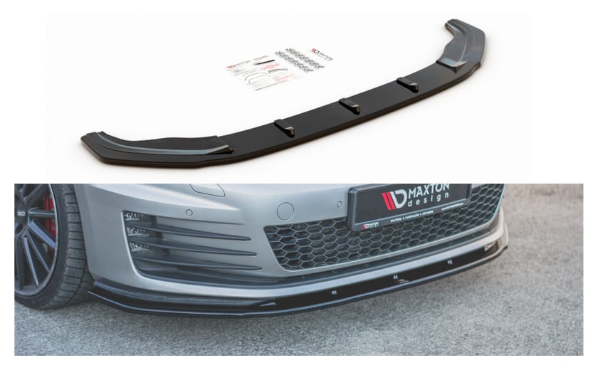 Splitter Volkswagen Golf 7 GTI przód v.1 Gloss Black