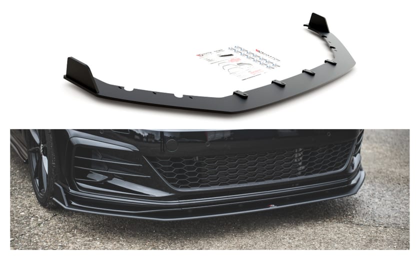 Splitter Volkswagen Golf 7 GTI TCR przód Racing Durability Red