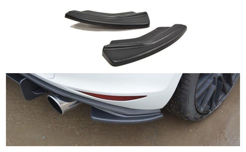 Splitter Volkswagen Golf 7 GTI Tył Boczne Gloss Black