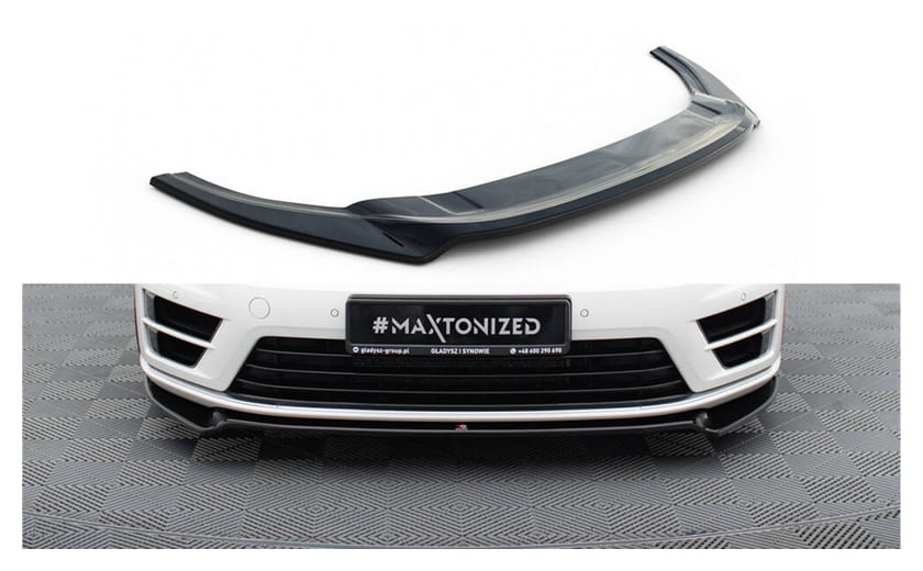 Splitter Volkswagen Golf 7 R przód v.2 Gloss Black
