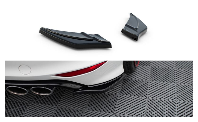 Splitter Volkswagen Golf 7 R Tył Boczne v.2 Gloss Black