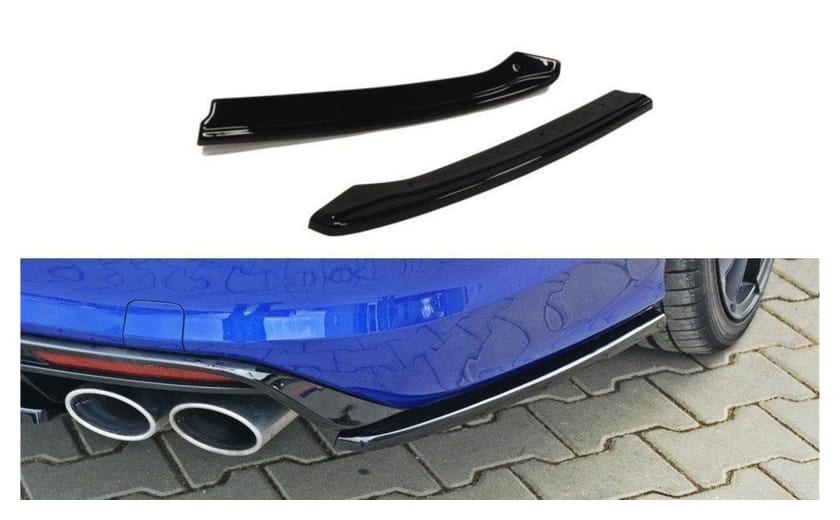 Splitter Volkswagen Golf 7 R Variant Tył Boczne Gloss Black