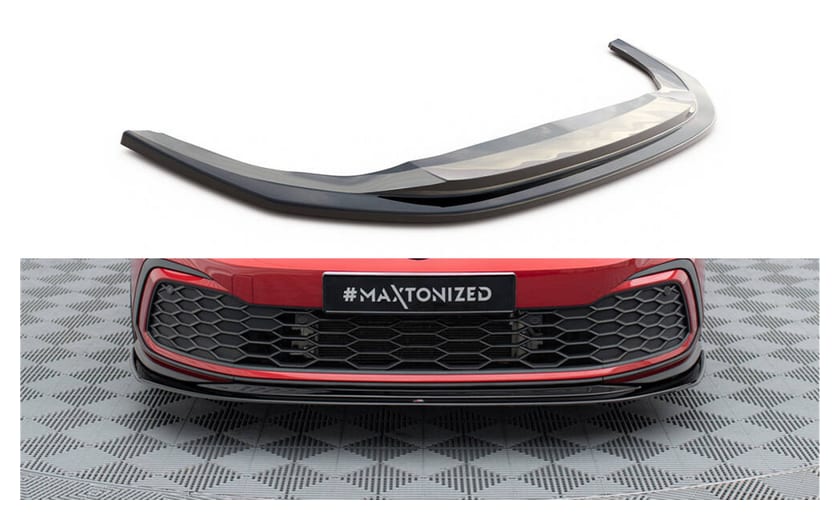 Splitter Volkswagen Golf 8 GTI GTE R-Line przód v.5 Gloss Black