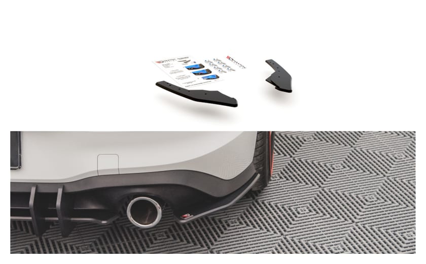 Splitter Volkswagen Golf 8 GTI GTE Tył Boczne Racing Durability Black