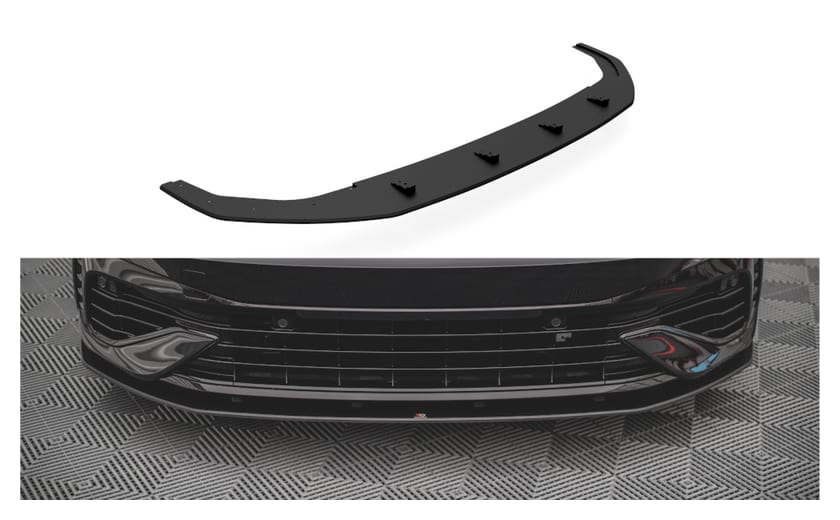 Splitter Volkswagen Golf 8 R Przód Pro Black-Red